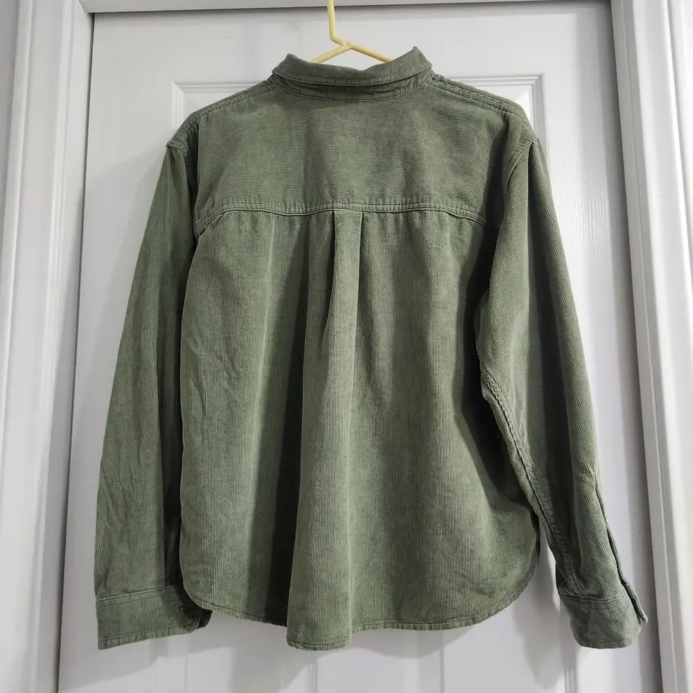 ❤️NWT❤️ Alpine Design Olive Men's Casual Button Down Shirt - Picture 3 of 14